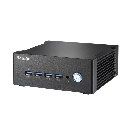 Shuttle Nano PC NT10H5, Intel Core Ultra 5 125H, Intel Arc graphics, 2xHDMI, 2xUSB 4.0 (DP), 2x2.5Gbit LAN, VESA, 24/7 Shuttle Nano PC NT10H5, Intel Core Ultra 5 125H, Intel Arc graphics, 2xHDMI, 2xUSB 4.0 (DP), 2x2.5Gbit LAN, VESA, 24/7