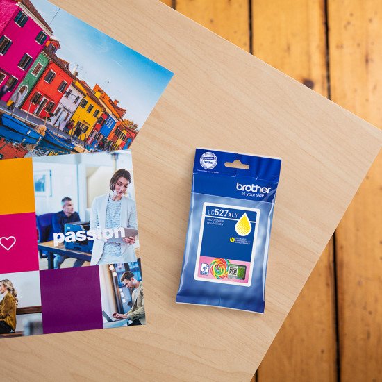 Brother Cartouche d'encre haute capacité LC527XLY d'origine - Jaune