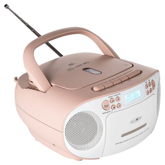 Reflexion RCR2260DAB Radio portable Blanc, Rose