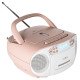 Reflexion RCR2260DAB Radio portable Blanc, Rose