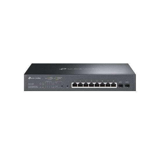 TP-Link Omada TL-SG2210MP Géré L2/L2+ Gigabit Ethernet (10/100/1000) Connexion Ethernet POE 1U Noir