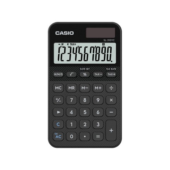 Casio SL-310YC calculatrice Poche Calculatrice basique Noir