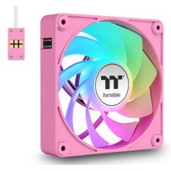 Thermaltake CL-F225-PL12PK-A système de refroidissement d'ordinateur Boitier PC Refroidisseur d'air 12 cm Rose 3 pièce(s)