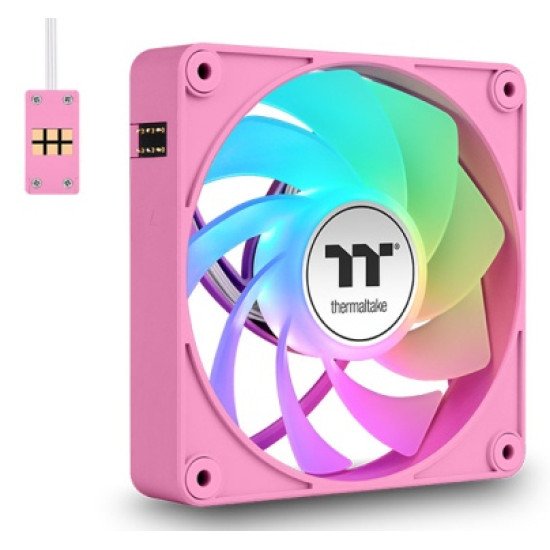Thermaltake CL-F225-PL12PK-A système de refroidissement d'ordinateur Boitier PC Refroidisseur d'air 12 cm Rose 3 pièce(s) Thermaltake CL-F225-PL12PK-A système de refroidissement d'ordinateur Boitier PC Refroidisseur d'air 12 cm Rose 3 pièce(s)