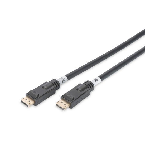 ASSMANN Electronic DisplayPort Anschl.kabel,10m Noir
