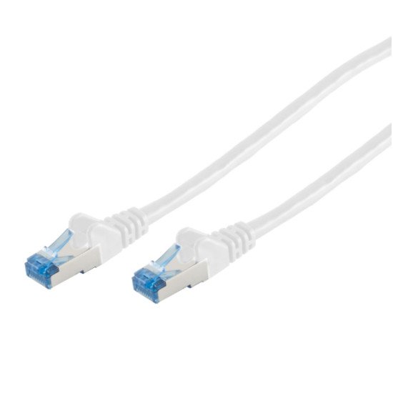 S-Conn 75711-W câble de réseau Blanc 1 m Cat6a S/FTP (S-STP)