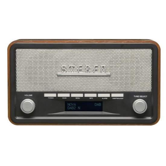 Denver DAB-18 Radio portable Personnel Analogique et numérique Noir, Gris