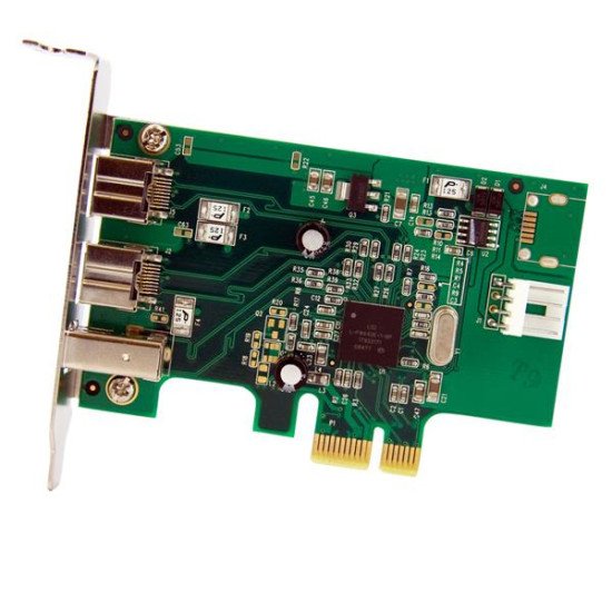 StarTech.com Carte Adaptateur PCI Express vers 3 Ports FireWire - Faible Encombrement - 800 et 400