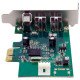StarTech.com Carte Adaptateur PCI Express vers 3 Ports FireWire - Faible Encombrement - 800 et 400