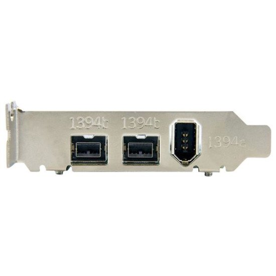 StarTech.com Carte Adaptateur PCI Express vers 3 Ports FireWire - Faible Encombrement - 800 et 400