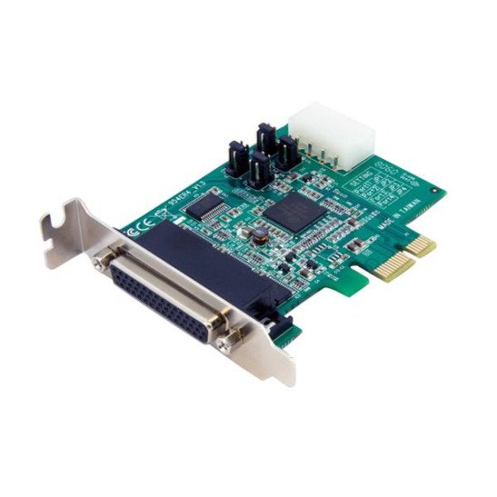 StarTech.com Carte série PCI Express RS232 à support natif, faible encombrement 4 ports avec UART 16950