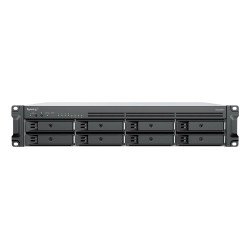 Synology RackStation RS1226RP+ serveur de stockage NAS Rack (2 U) AMD Ryzen V1500B 4 Go DDR4 0 To Synology DSM Noir