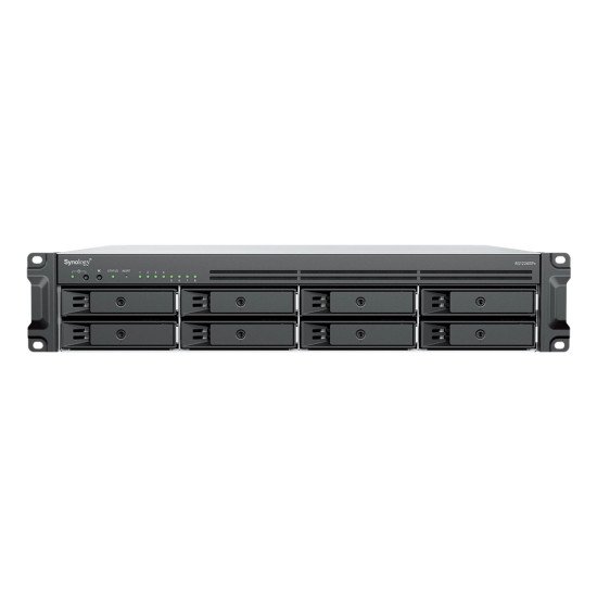 Synology RackStation RS1226RP+ serveur de stockage NAS Rack (2 U) AMD Ryzen V1500B 4 Go DDR4 0 To Synology DSM Noir