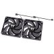 Thermaltake CT140 PC Cooling Fan Boitier PC Refroidisseur d'air 14 cm Noir