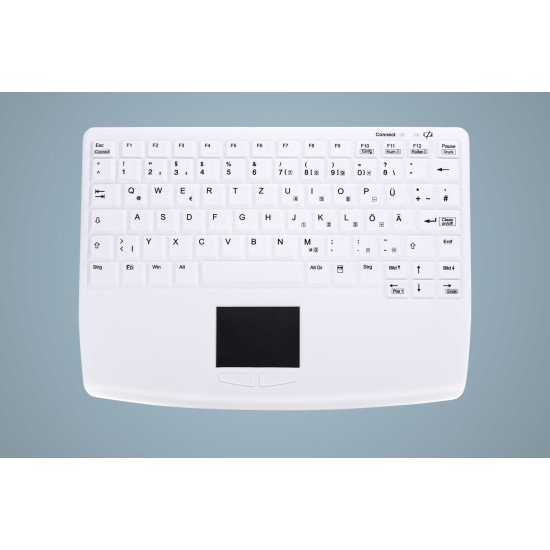 Active Key AK-4450-GUVS-W/GE clavier USB QWERTZ Allemand Blanc