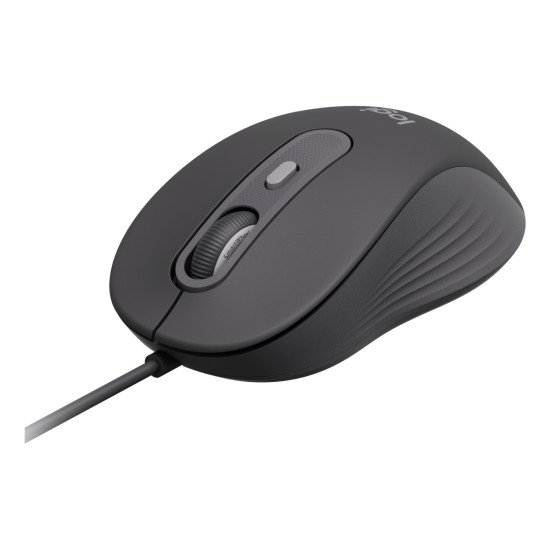 Logitech Signature Wired M520 for Business souris Bureau Ambidextre USB Type-C Optique 4000 DPI