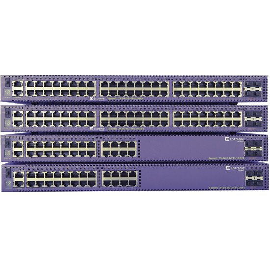 Extreme networks X450-G2-24P-10GE4-BASE Géré L2/L3 Gigabit Ethernet (10/100/1000) Violet 1U Connexion Ethernet, supportant l'alimentation via ce port (PoE)
