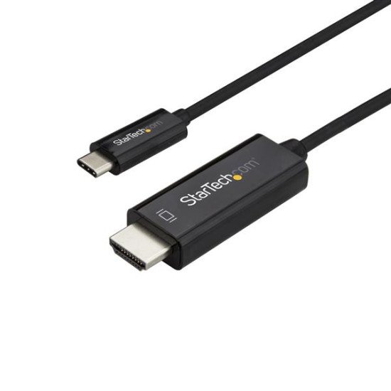StarTech.com Câble adaptateur USB-C vers HDMI 4K 60 Hz de 1 m - Noir
