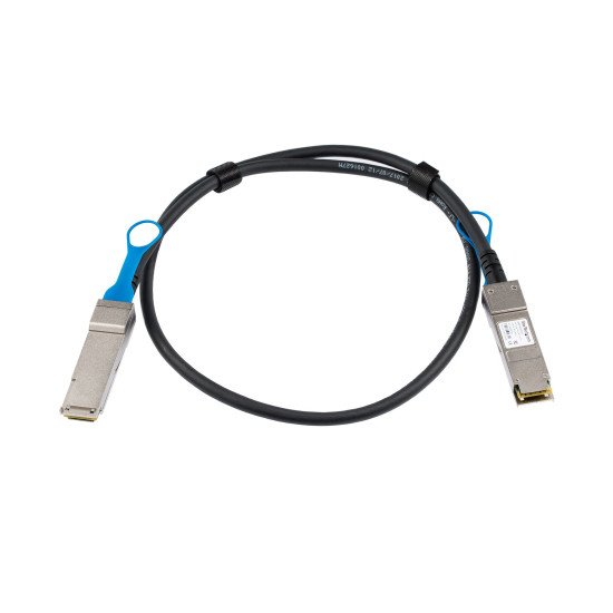 StarTech.com Câble QSFP+ à connexion directe conforme aux normes MSA - Cordon DAC Twinax de 1 m StarTech.com Câble QSFP+ à connexion directe conforme aux normes MSA - Cordon DAC Twinax de 1 m
