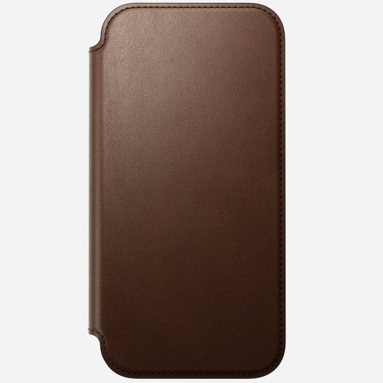 Nomad Modern Leather Folio coque de protection pour téléphones portables 17,5 cm (6.9") Housse Marron