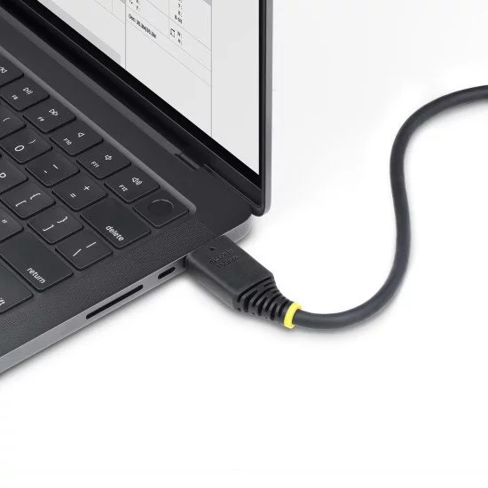 StarTech.com Câble HDMI Haut Débit de 90cm avec Connecteur à Pince, 4K 60Hz/1440p 144Hz, HDR10/HDCP 2.2/ARC, 18Gbps, UHD HDMI 2.0, Cordon pour TV/Moniteur/Écran, Gaine TPE StarTech.com Câble HDMI Haut Débit de 90cm avec Connecteur à Pince, 4K 60Hz/1440p 144Hz, HDR10/HDCP 2.2/ARC, 18Gbps, UHD HDMI 2.0, Cordon pour TV/Moniteur/Écran, Gaine TPE
