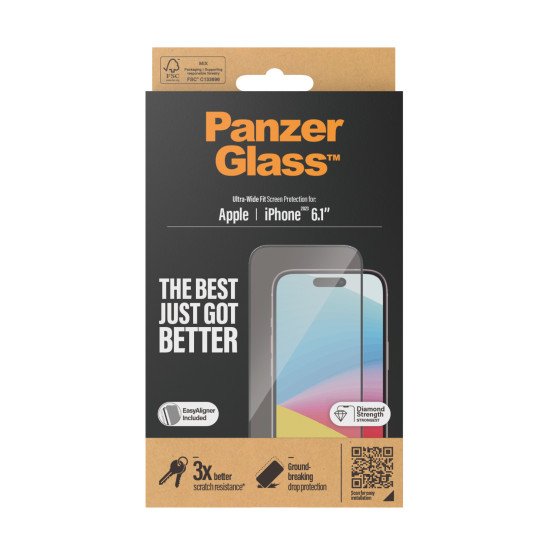 PanzerGlass Ultra Wide Fit Protection d'écran transparent Apple 1 pièce(s)