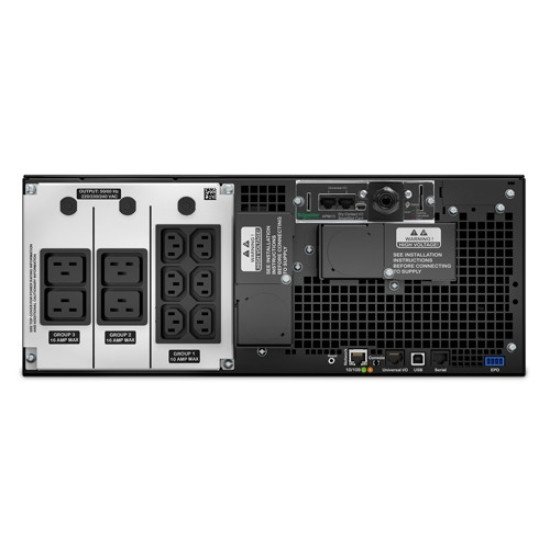 APC SRT6KRMXLIM UPS Double-conversion (en ligne) 6000 VA 6000 W 13 sortie(s) CA