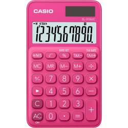 Casio SL-310UC-RD calculatrice Poche Calculatrice basique Rouge Casio SL-310UC-RD calculatrice Poche Calculatrice basique Rouge
