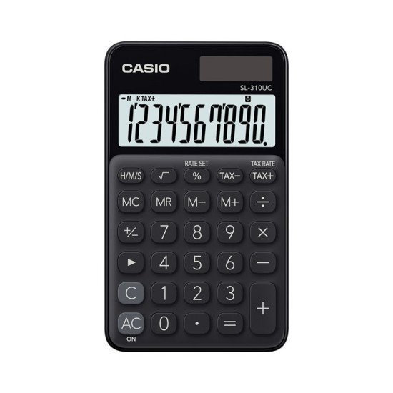 Casio SL-310UC-BK calculatrice Poche Calculatrice basique Noir