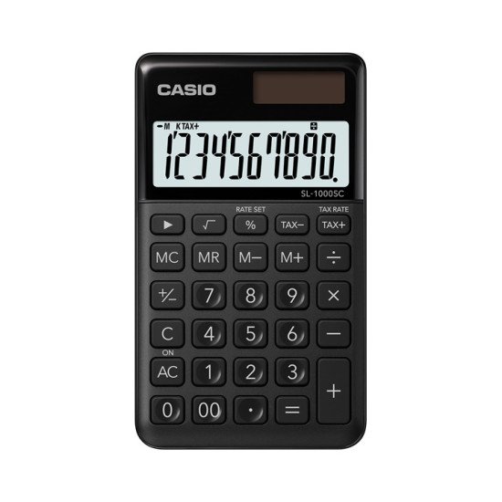 Casio SL-1000SC-BK calculatrice Poche Calculatrice basique Noir