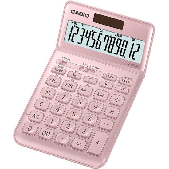 Casio JW-200SC calculatrice Bureau Calculatrice basique Rose