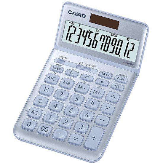 Casio JW-200SC calculatrice Bureau Calculatrice basique Bleu