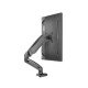 Manhattan Support de bureau pour TV/moniteurs (bras à ressort à Bras articulé), écrans 13" à 27", fixation à l'arrière par pince ou passe-câble, Compatibilité VESA : 75x75 et 100x100 mm (vérifiez les dimensions des quatre trous de fixation à l'a