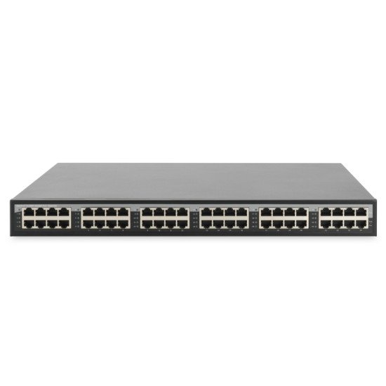 Digitus DN-95117 commutateur réseau Gigabit Ethernet (10/100/1000) Connexion Ethernet, supportant l'alimentation via ce port (PoE) 1U Gris