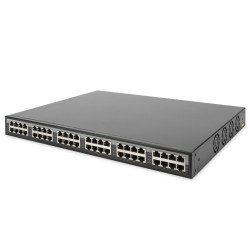 Digitus DN-95117 commutateur réseau Gigabit Ethernet (10/100/1000) Connexion Ethernet, supportant l'alimentation via ce port (PoE) 1U Gris Digitus DN-95117 commutateur réseau Gigabit Ethernet (10/100/1000) Connexion Ethernet, supportant l'alimentation via ce port (PoE) 1U Gris