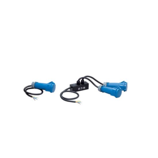 Eaton CBLOUT10X2 câble électrique Noir, Bleu IEC 309