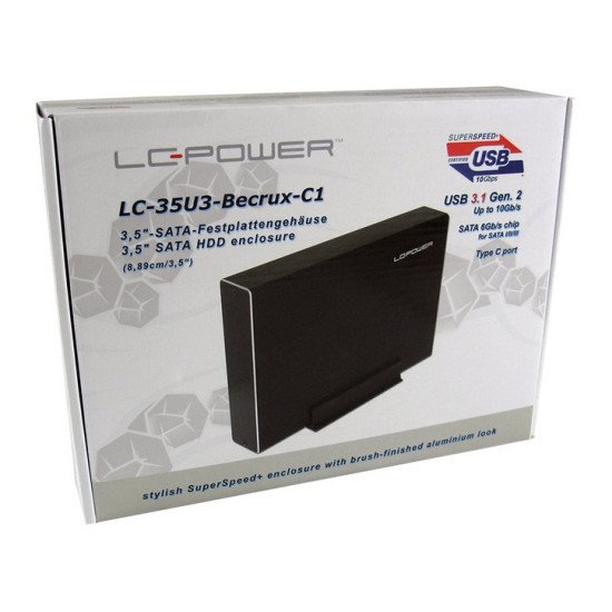 LC-Power LC-35U3-Becrux-C1 Boîtier HDD Noir 3.5"