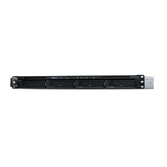 Synology RX418 boîtier de disques Rack (1 U) Noir, Gris