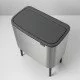 Brabantia 315848 poubelle 36 L Rectangulaire Acier Acier inoxydable Brabantia 315848 poubelle 36 L Rectangulaire Acier Acier inoxydable