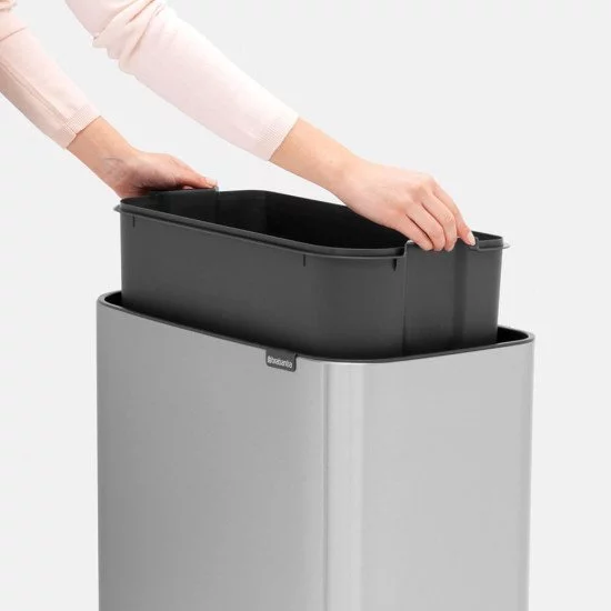 Brabantia 315848 poubelle 36 L Rectangulaire Acier Acier inoxydable Brabantia 315848 poubelle 36 L Rectangulaire Acier Acier inoxydable