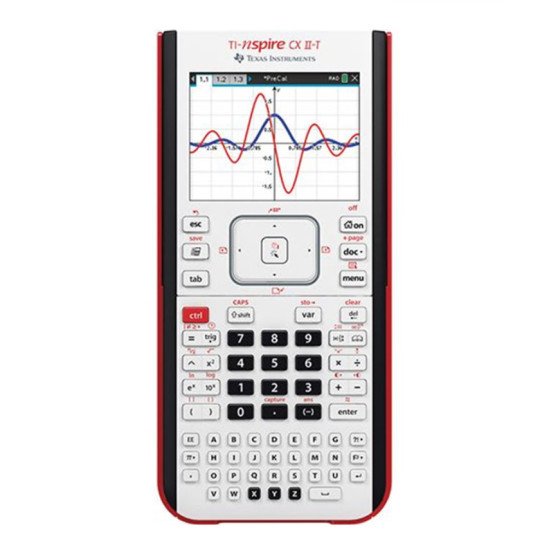 Texas Instruments TI-Nspire CX II-T calculatrice Poche Calculatrice graphique Blanc