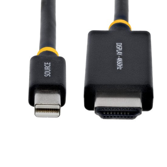 StarTech.com 1M-MDP-HDMI2-4K60 câble vidéo et adaptateur Mini DisplayPort HDMI Type A (Standard) Noir