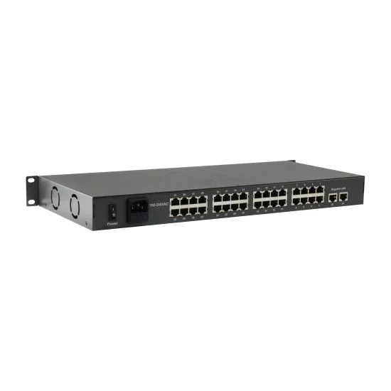LevelOne FGP-3400W630 commutateur réseau Non-géré Fast Ethernet (10/100) Connexion Ethernet POE Noir LevelOne FGP-3400W630 commutateur réseau Non-géré Fast Ethernet (10/100) Connexion Ethernet POE Noir