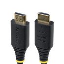 StarTech.com Câble HDMI Ultra Haut Débit Certifié de 50cm, 8K 60Hz / 4K 120Hz, Câble HDMI 2.1 avec HDR10+ / eARC, 48 Gbps, Câble HDMI 8K pour Moniteur/Téléviseur/Écran, Gaine TPE Flexible