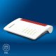 Box 7630 routeur sans fil 2.5 Gigabit Ethernet Bi-bande (2,4 GHz / 5 GHz) Blanc, Rouge