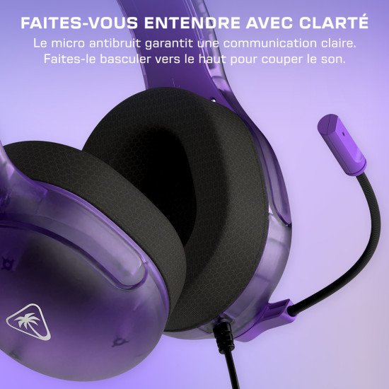 Turtle Beach Airlite Fit Casque Avec fil Arceau Jouer Noir, Violet Turtle Beach Airlite Fit Casque Avec fil Arceau Jouer Noir, Violet