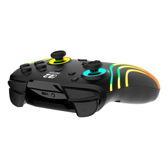Turtle Beach Afterglow Wave Noir Manette de gaming RGB sans fil Sous licence officielle pour Nintendo Switch 2
