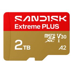 SanDisk Extreme PLUS 2 To MicroSDXC UHS-I Classe 3