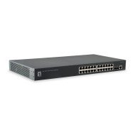 LevelOne GTL-2661 commutateur réseau Géré L2 Gigabit Ethernet (10/100/1000) Noir LevelOne GTL-2661 commutateur réseau Géré L2 Gigabit Ethernet (10/100/1000) Noir