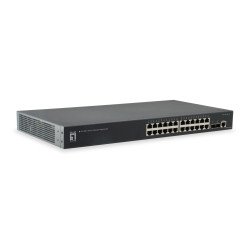 LevelOne GTL-2661 commutateur réseau Géré L2 Gigabit Ethernet (10/100/1000) Noir LevelOne GTL-2661 commutateur réseau Géré L2 Gigabit Ethernet (10/100/1000) Noir